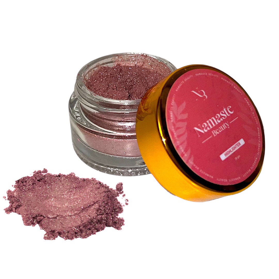 Highlighter Jar Rose Gold Namaste Store
